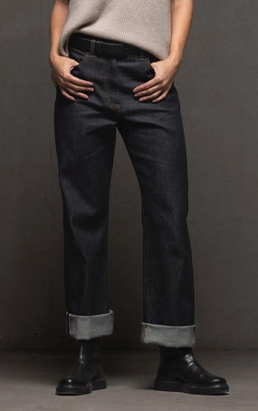 Casual Fit 12OZ SELVEDGE  STRETCH DENIM JEAN