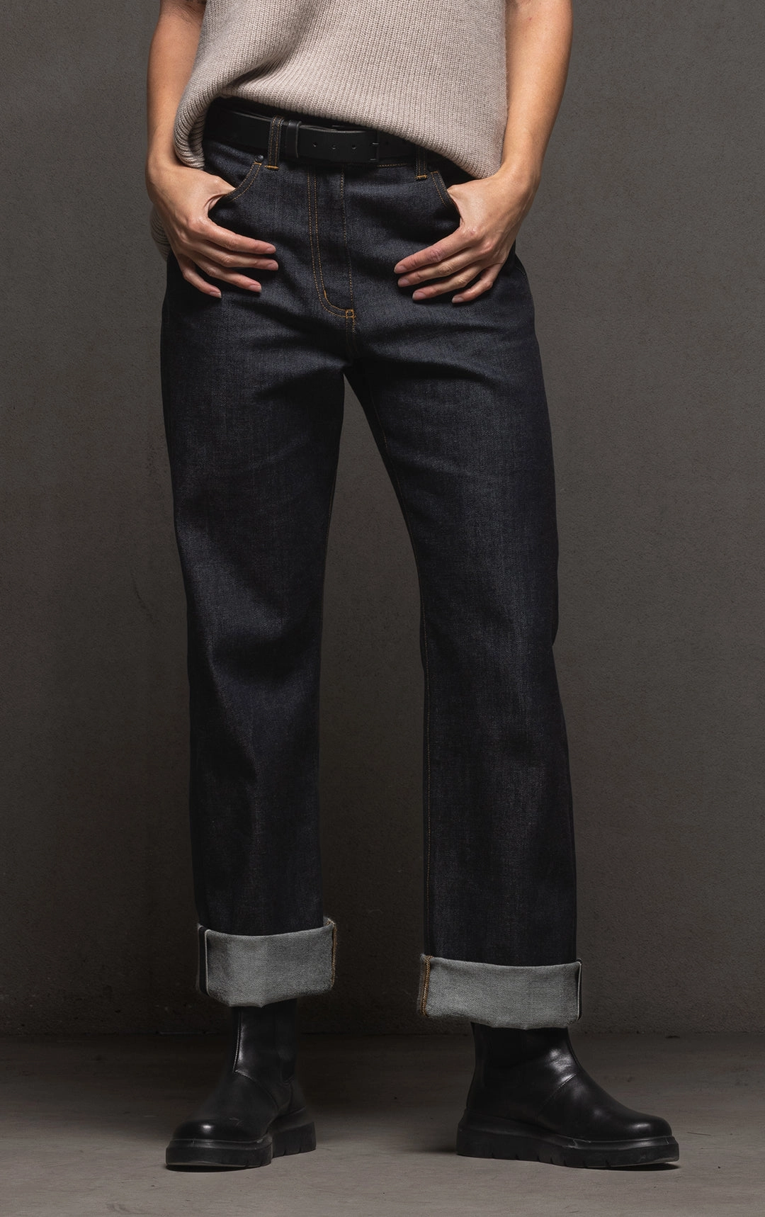 12OZ SELVEDGE  STRETCH DENIM JEAN Snug Fit