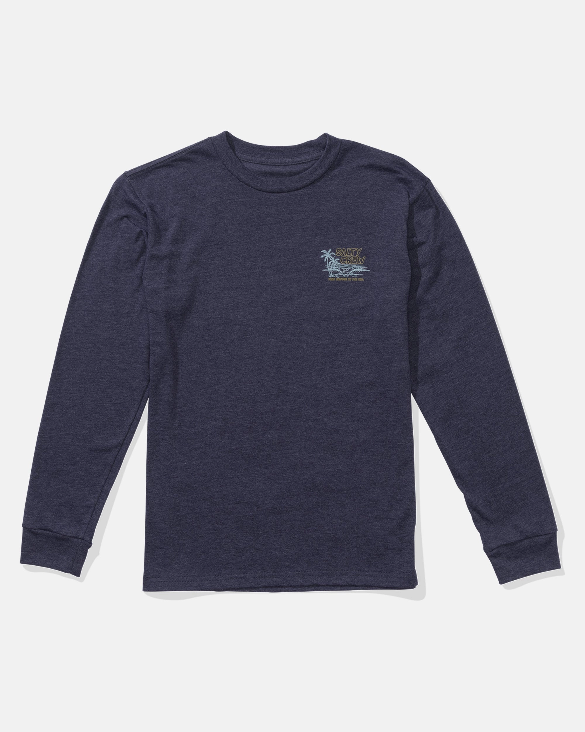 A Frame  Ls Tee Kids - Navy Heather shopping