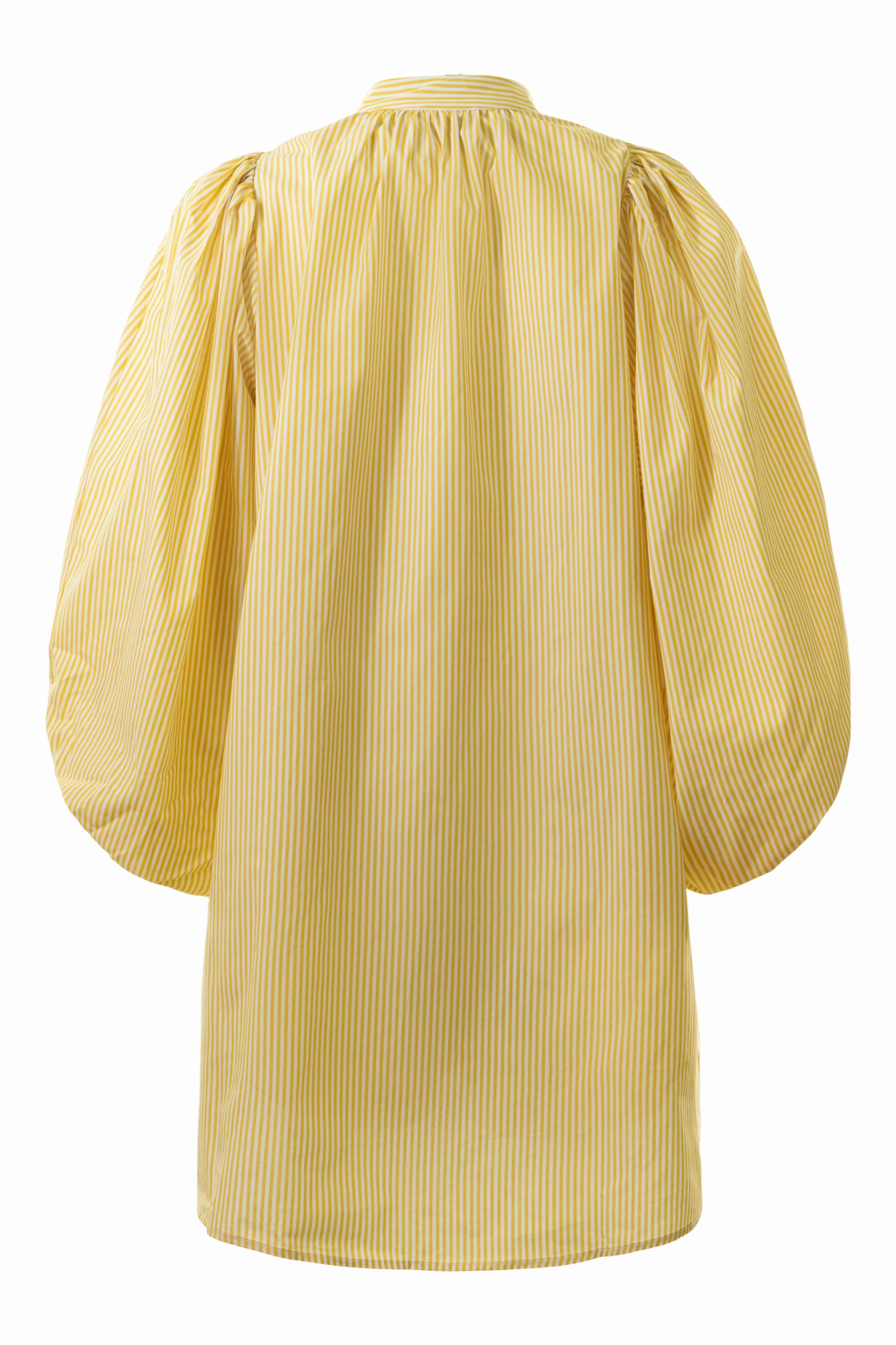 Live Soft A Shirt Thing Hazel Dress in Yellow Stripe