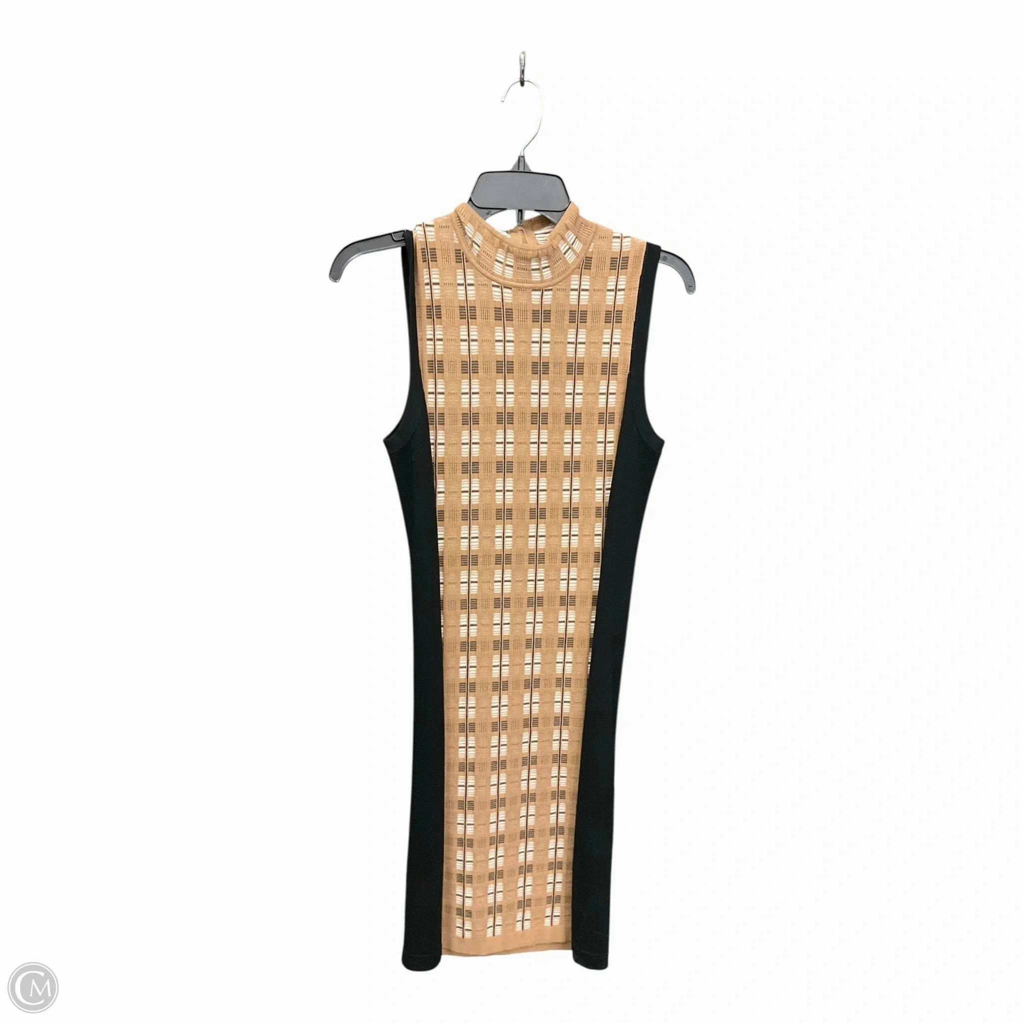 Zero Core Still Glow Dress Work By Etcetra In Black & Brown, Size: M