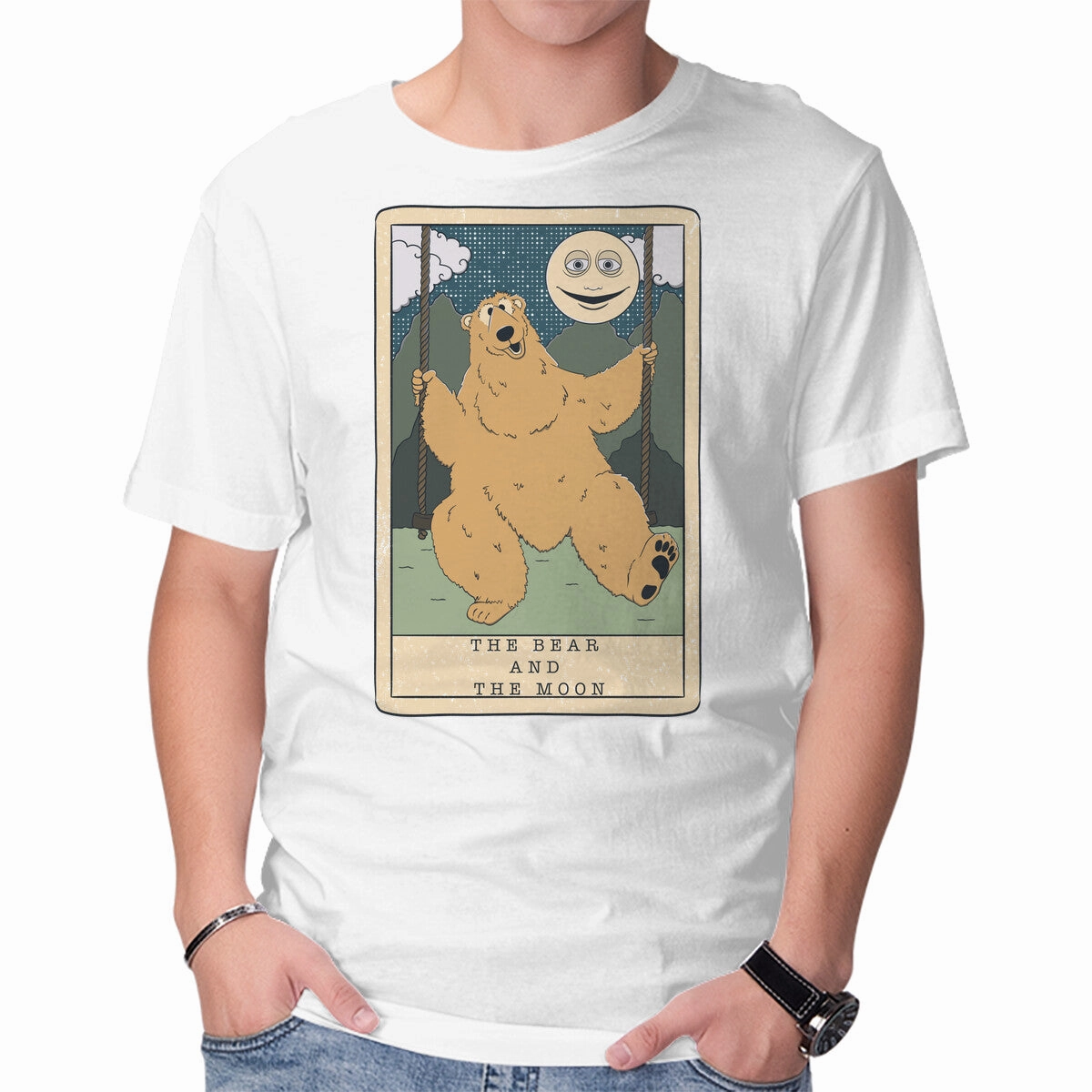 MultipurposeCuffs ComfortOptimizedConstruction The Bear And The Moon