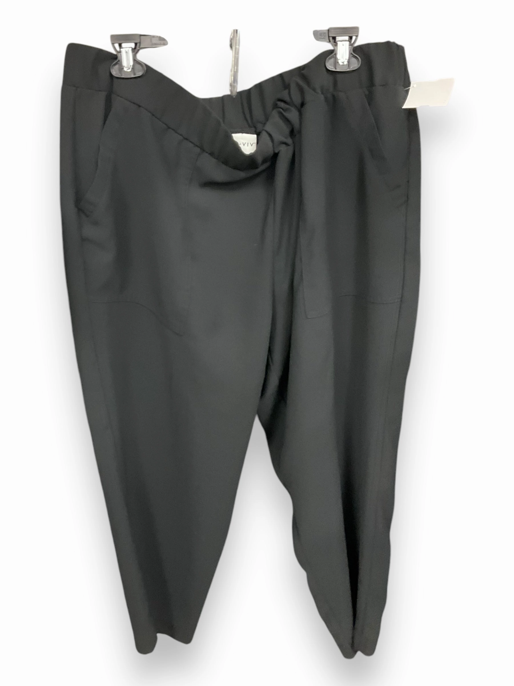 Pants Wide Leg By Ava & Viv In Black, Size: 2x Casual Shirt