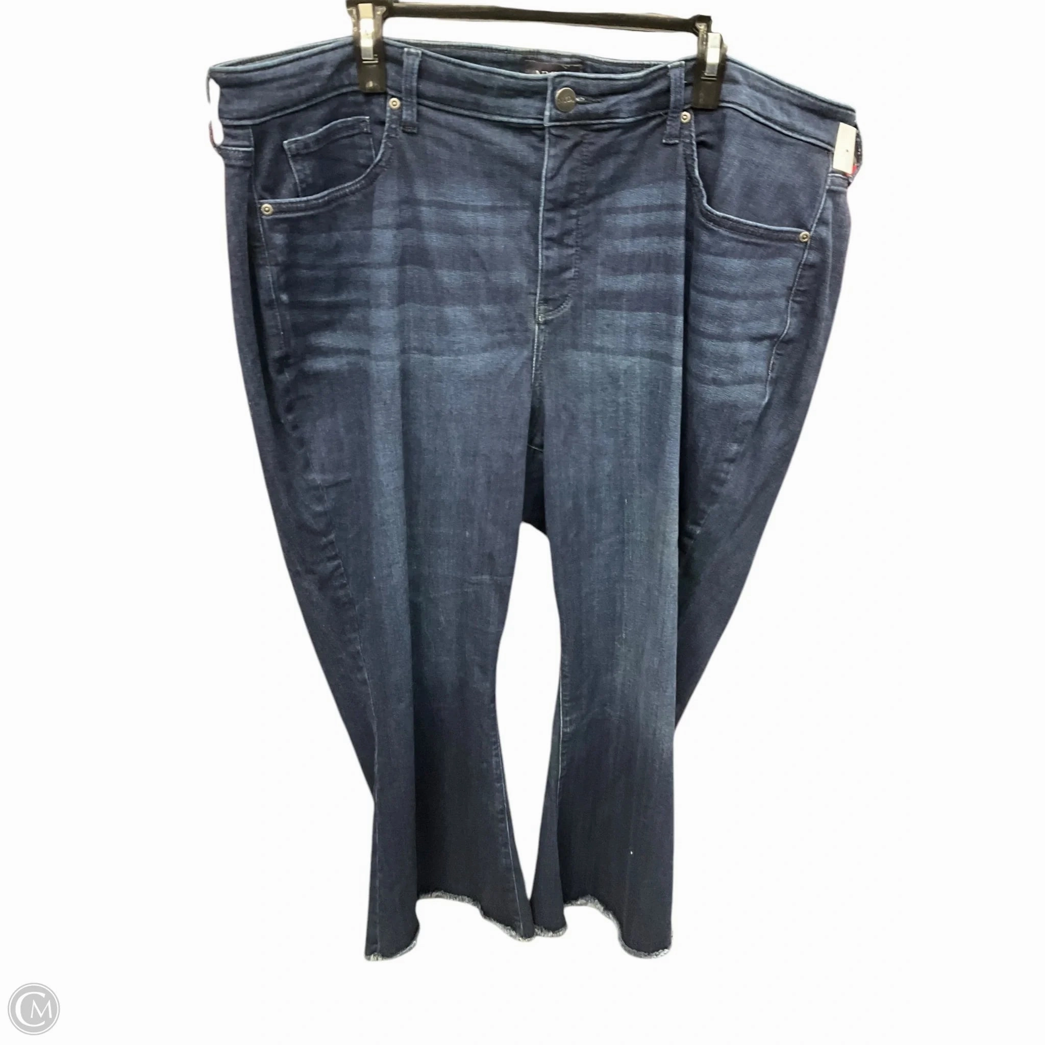 Recycle Glow Fairy Core Jeans Boot Cut By Not Your Daughters Jeans In Blue Denim, Size: 20