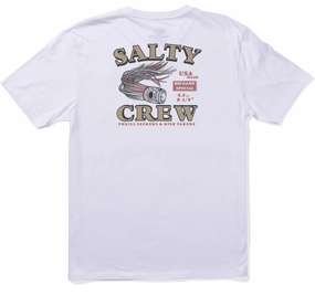 Comfortable apparel Lured Classic Ss Tee - White