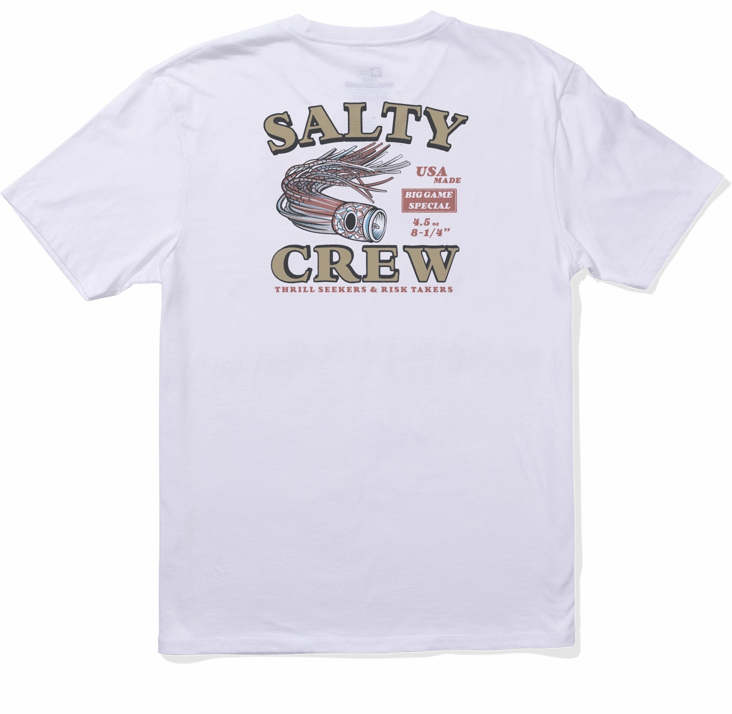 Casual Ease Seam Free Shoulders Lured Classic Ss Tee - White