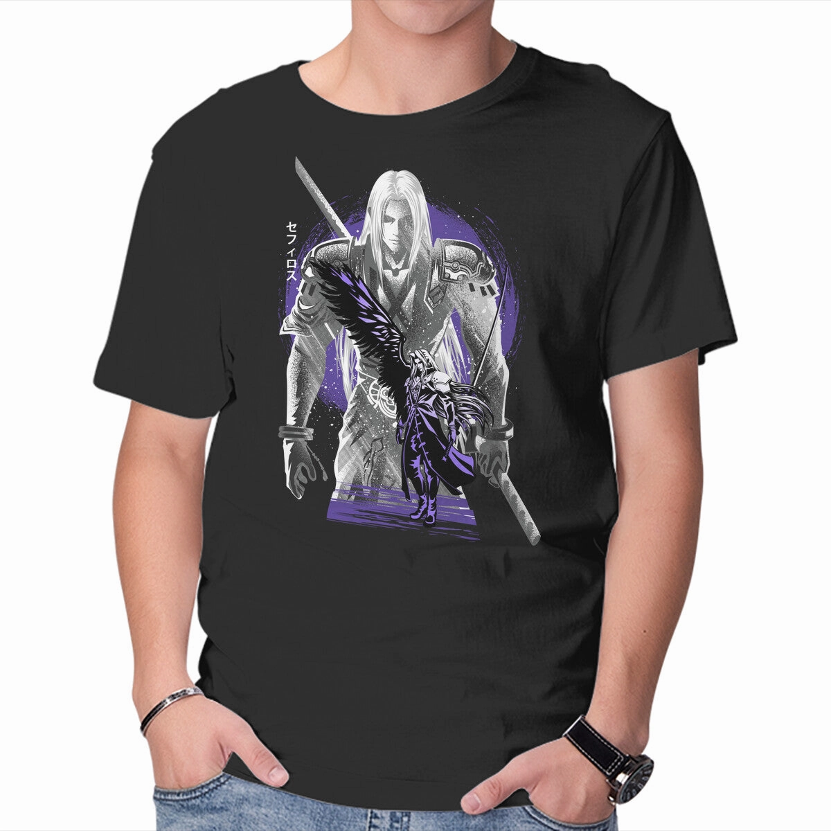 Short sleeved breeziness Angel Of Death Sephiroth