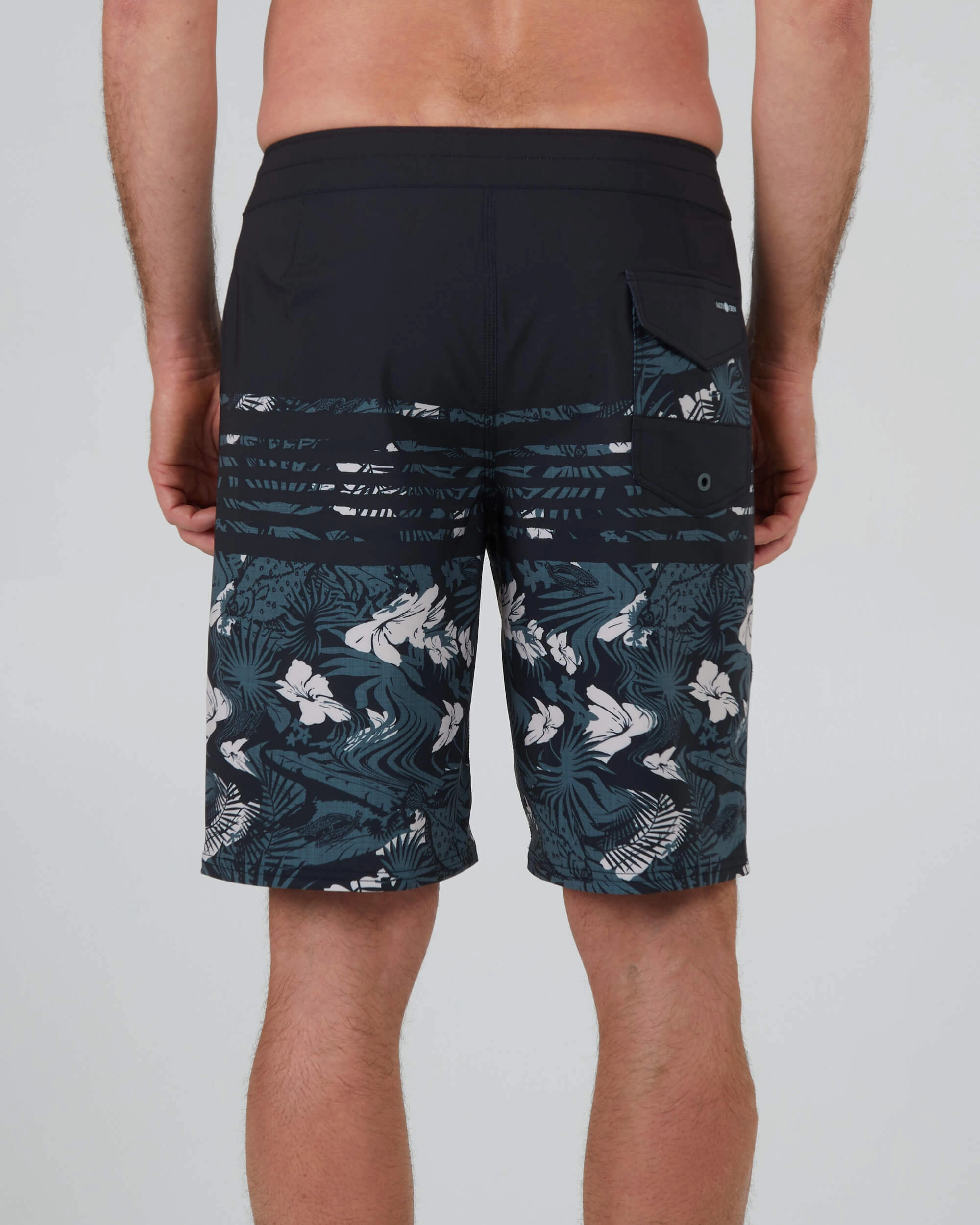 Sun Protection Ripple 20" Boardshort - Black