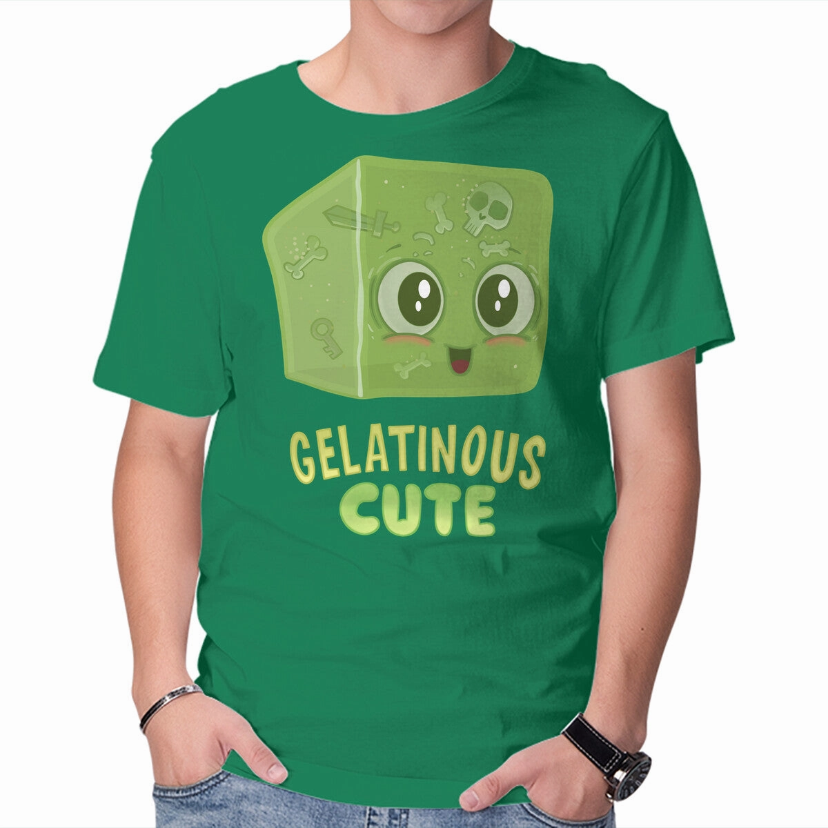 Gelatinous Cute Circular Knit Design All Purpose Wear