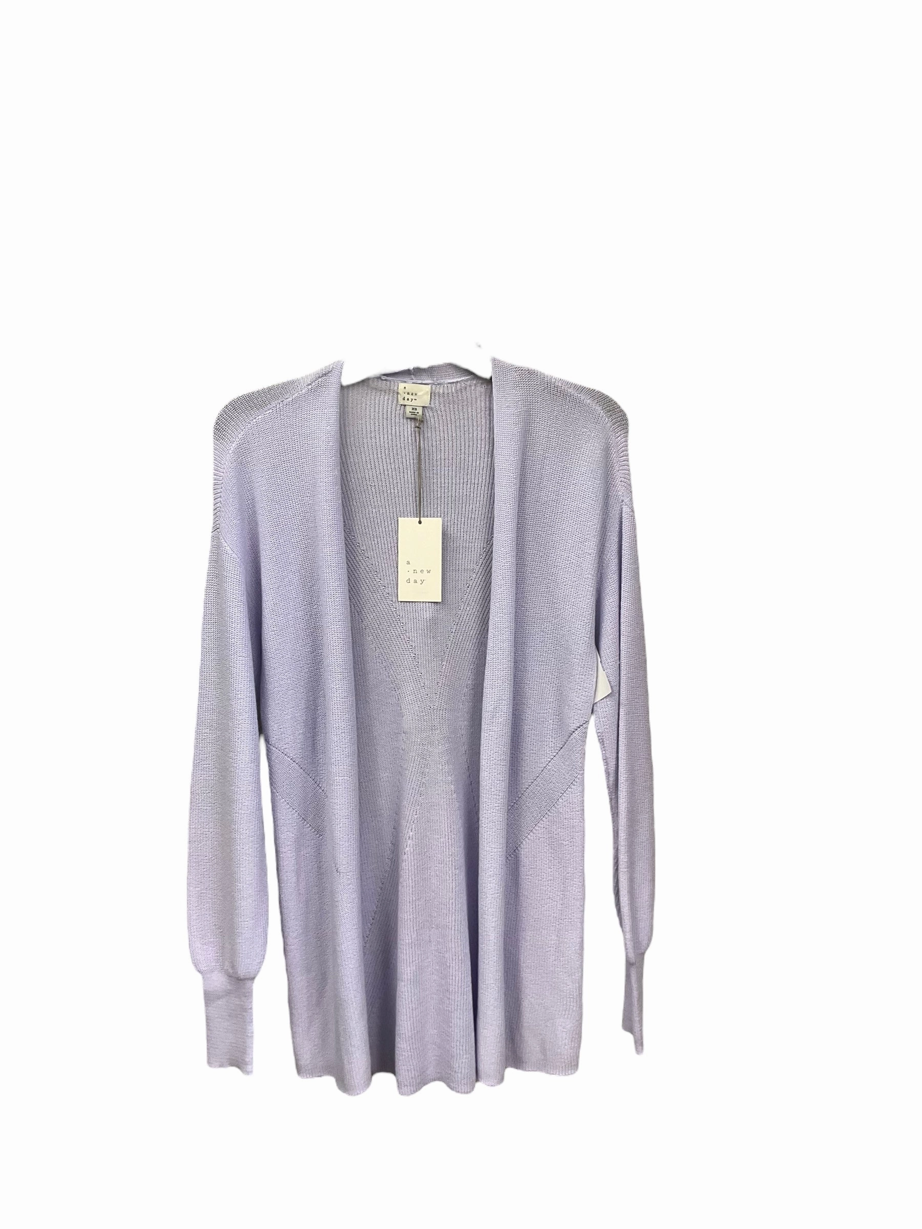 Speed Soul Sweater Cardigan By A New Day In Purple, Size: Xs