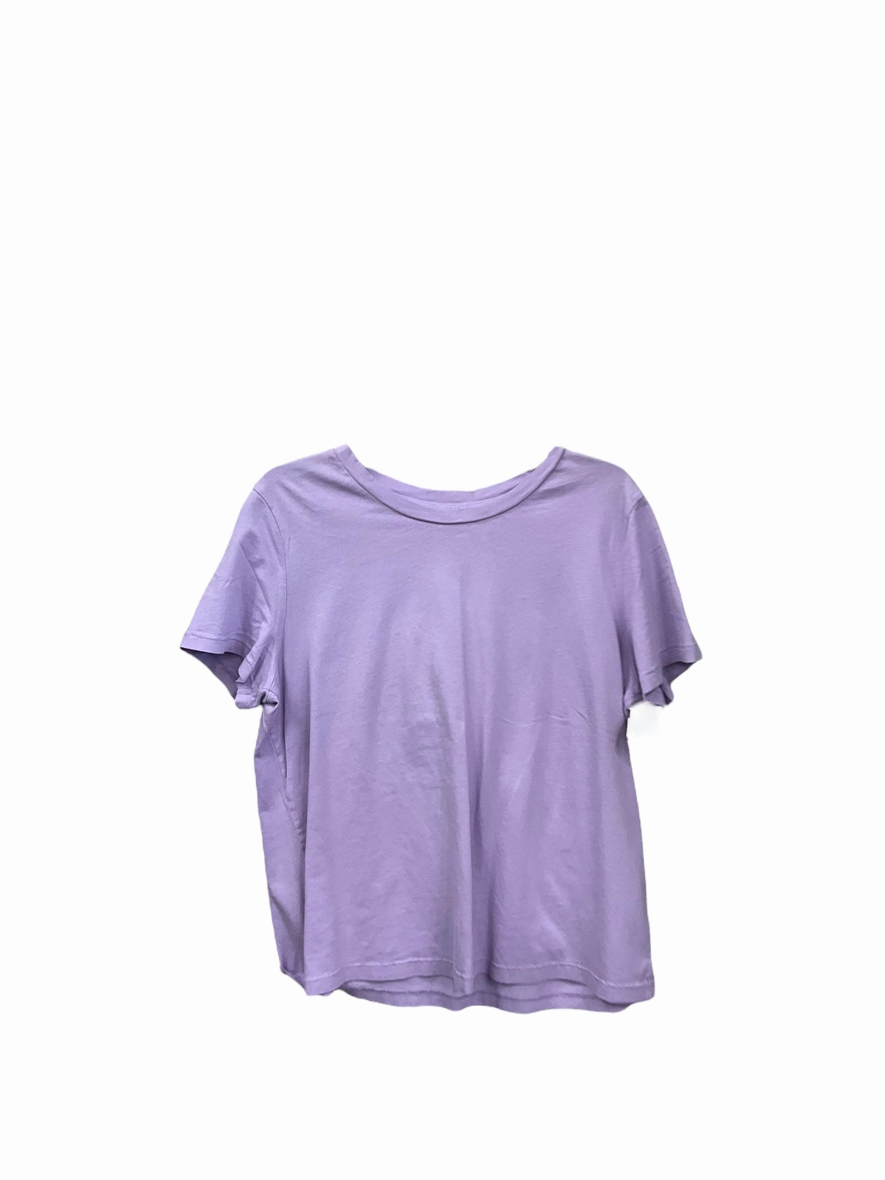 Top Short Sleeve By Gap In Purple, Size: L Data Mode