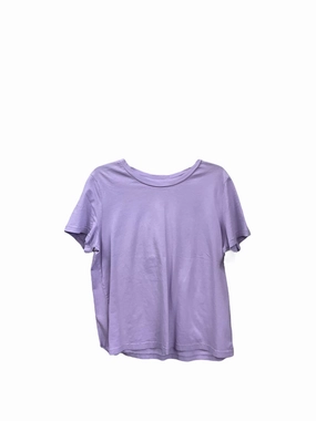 Top Short Sleeve By Gap In Purple, Size: L Data Mode