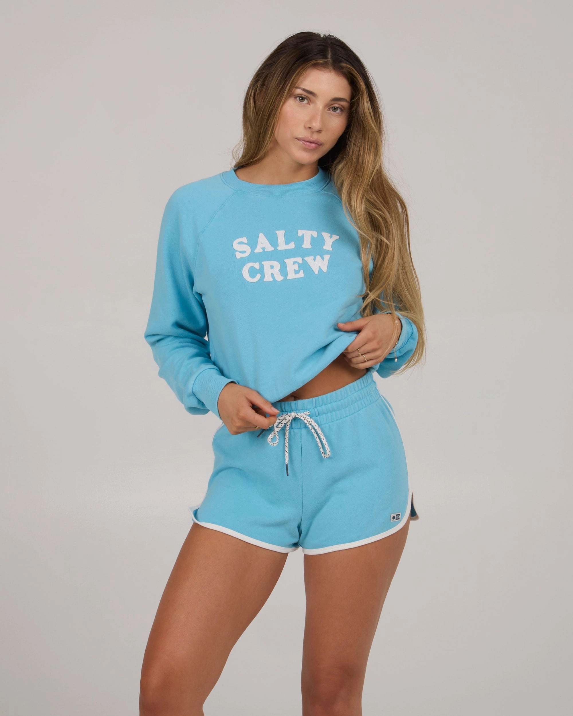 Sailing Short - Lagoon Blue Port Pocket Design artisanal quality