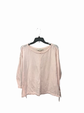 Fantasy Glow Timeless Fashion Top 3/4 Sleeve By Loft In Pink, Size: Xs