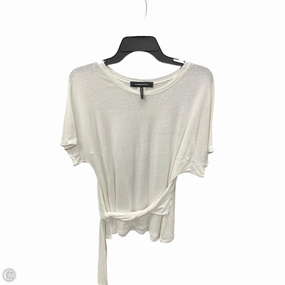 Peace Core Top Short Sleeve By Bcbgmaxazria In White, Size: M