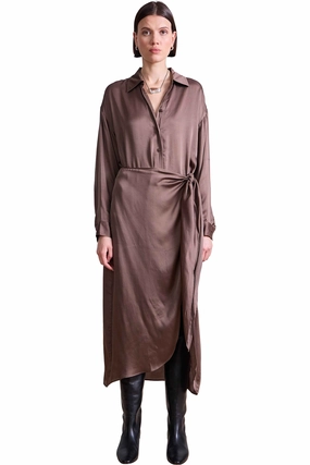 Versatile Wear Apiece Apart Alessandra Sarong Shirt Dress