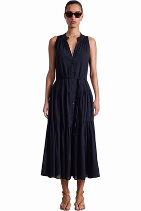 Back Detail Apiece Apart Trinidad Dress in Black