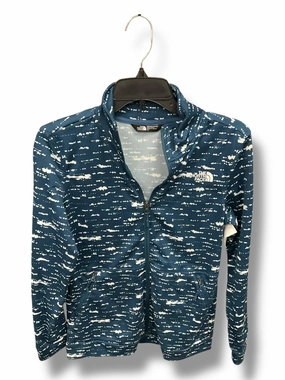 Athletic Jacket By The North Face In Blue & White, Size: S Functional Jacket Love Glow