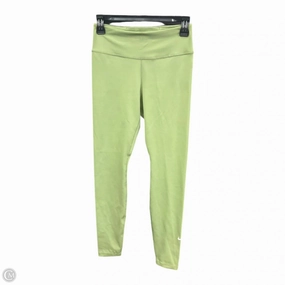 Athletic Leggings By Nike Apparel In Green, Size: S DoubleLayered Collar