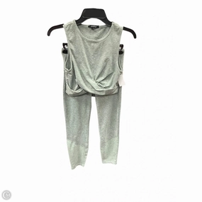 SeamlessPockets Relaxing Design Athletic Pants 2pc By Zobha In Green, Size: S