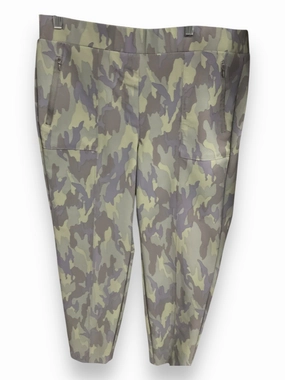 Glam Night Organic Ease Athletic Pants By Lane Bryant In Camouflage Print, Size: 16