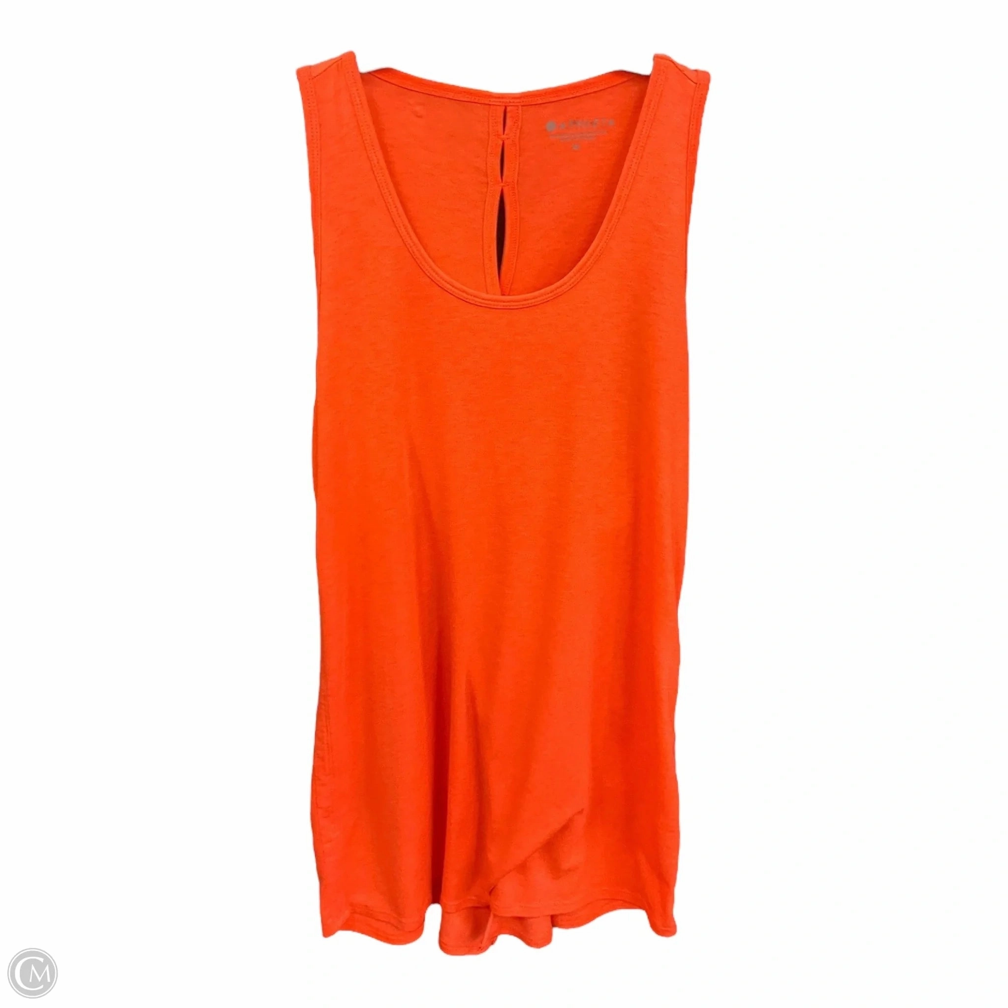 Comfortable Wear Athletic Tank Top By Athleta In Orange, Size: M