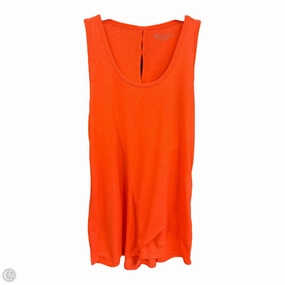 Comfortable Wear Athletic Tank Top By Athleta In Orange, Size: M