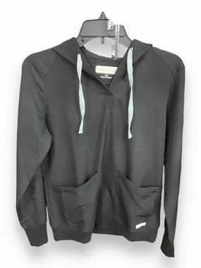 Organic Ease slow life Athletic Top Long Sleeve Hoodie By Clothes Mentor In Black, Size: Xs