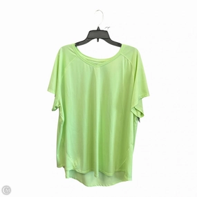 China Cool Athletic Top Short Sleeve By Tek Gear In Green, Size: 3x
