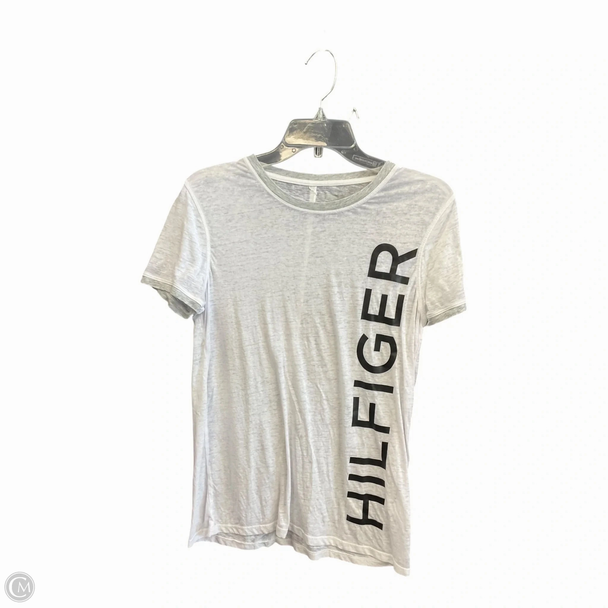 Bead Soul Athletic Top Short Sleeve By Tommy Hilfiger In White, Size: M