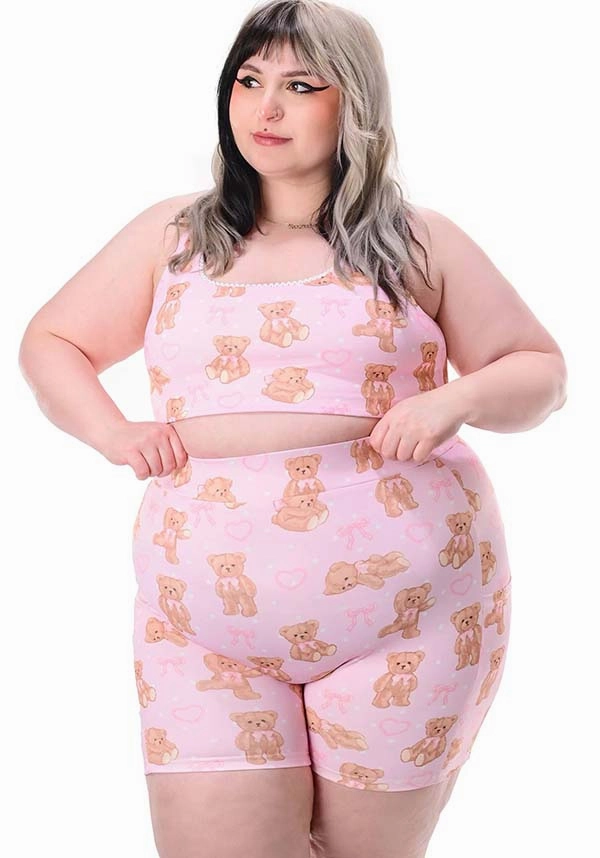 Ballet Bears | BIKER SHORTS & WRAP SKIRT SET* Detail Focus