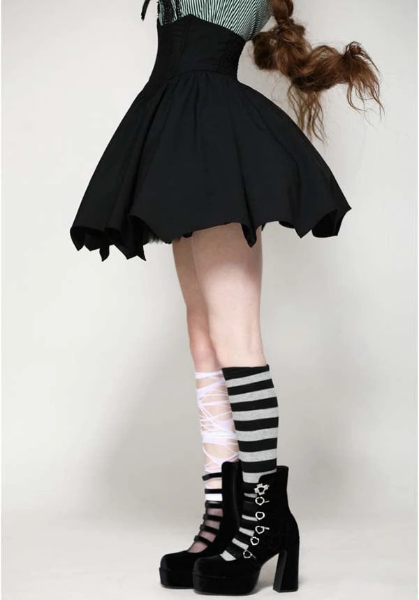 No Ride Up Sharp Look Batwing | HIGH WAISTED SKIRT