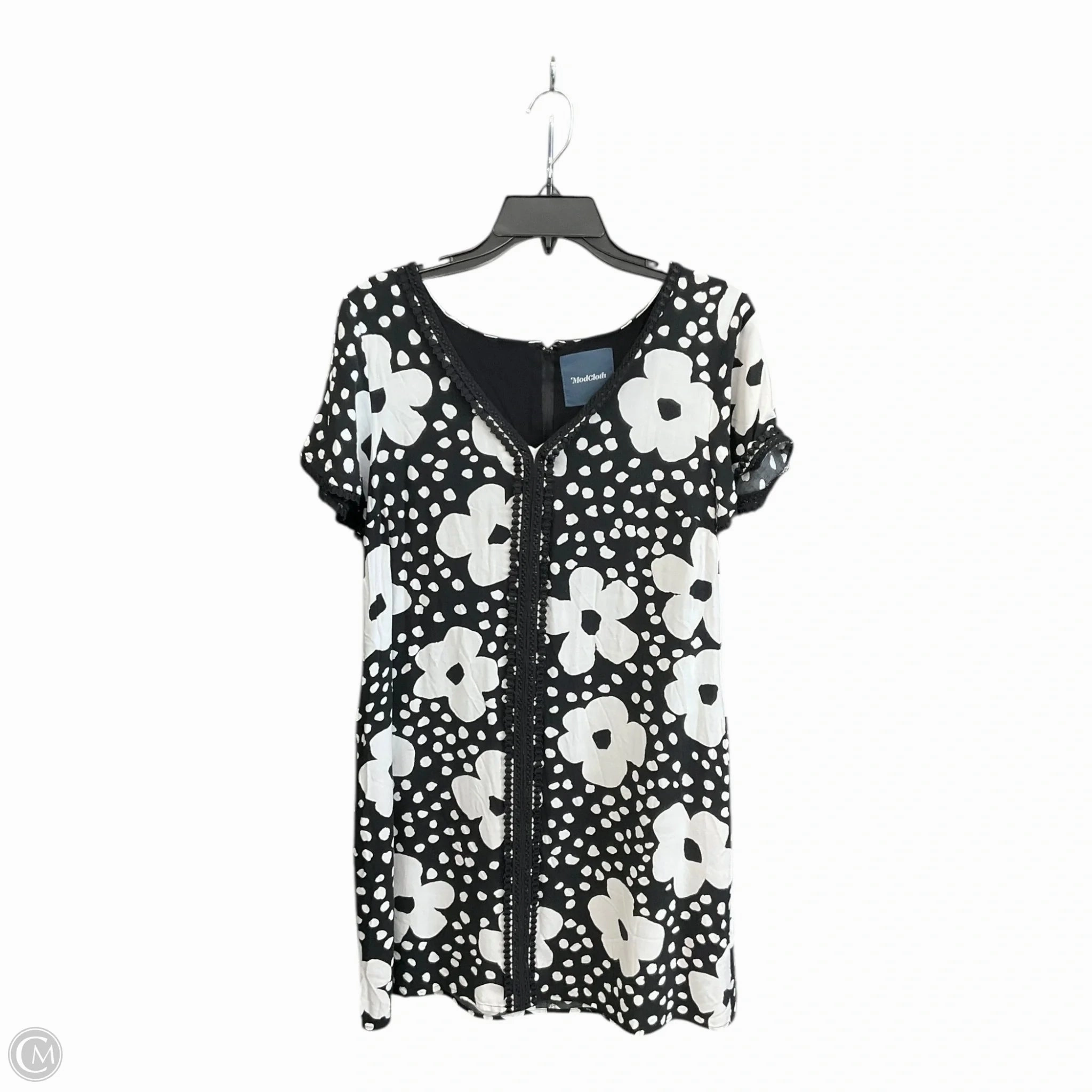 Casual dress Dress Casual Midi By Modcloth In Black & White, Size: L