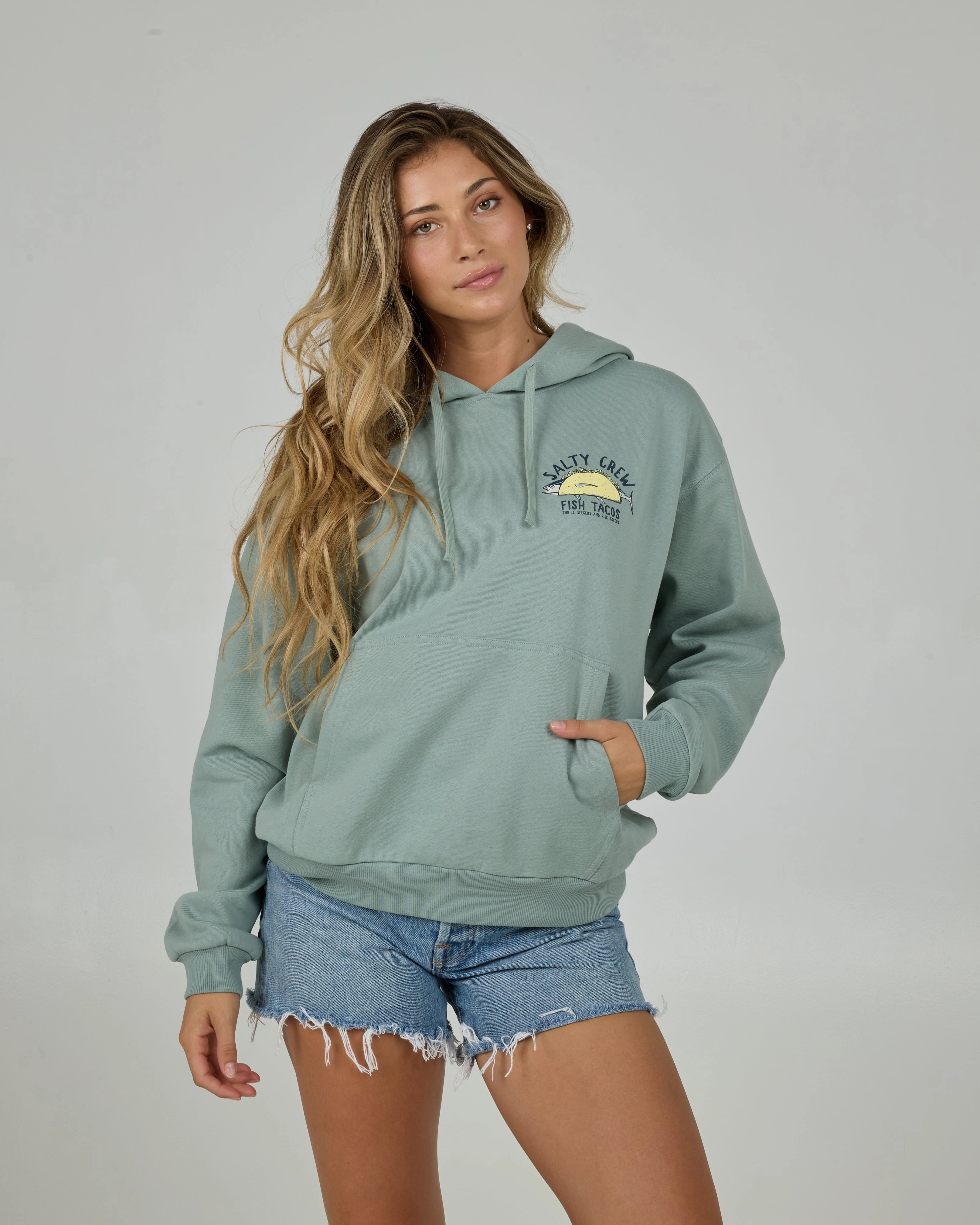 Casual Design Baja Fresh Hoody - Sage