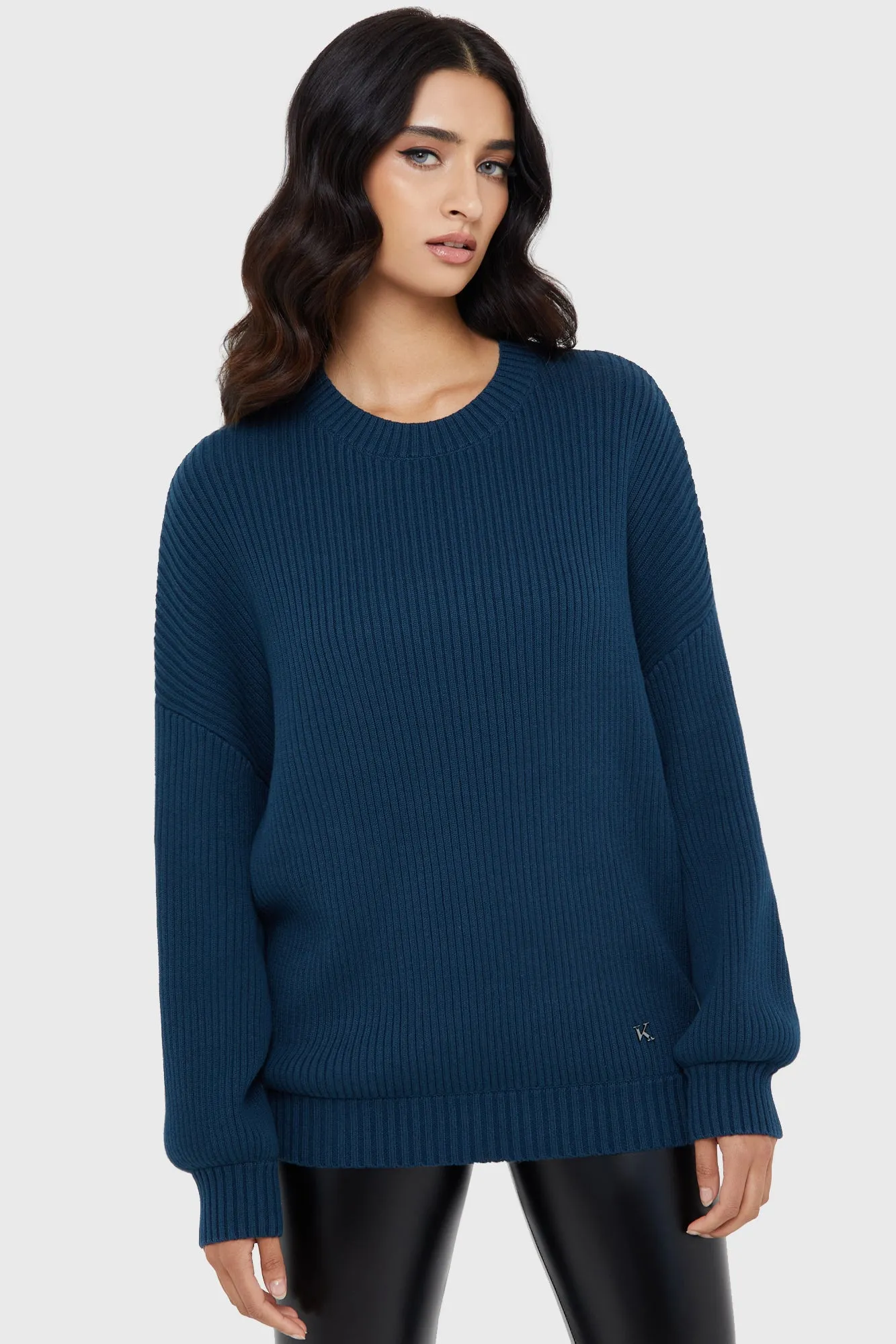 Sport Top AntiSnag Fabric Belinda Sweater [TEAL]