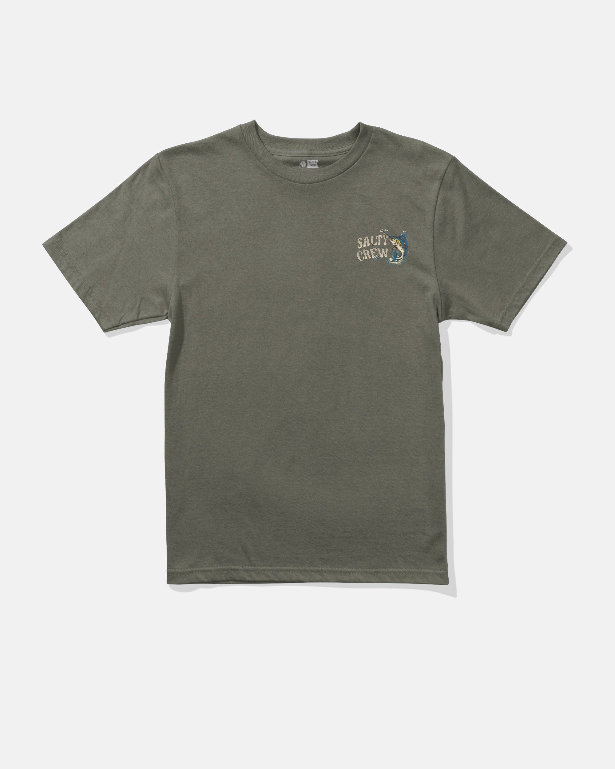 Sustainable Manufacturing ReflectiveAccents Big Bill  Ss Tee Kids - Dusty Olive