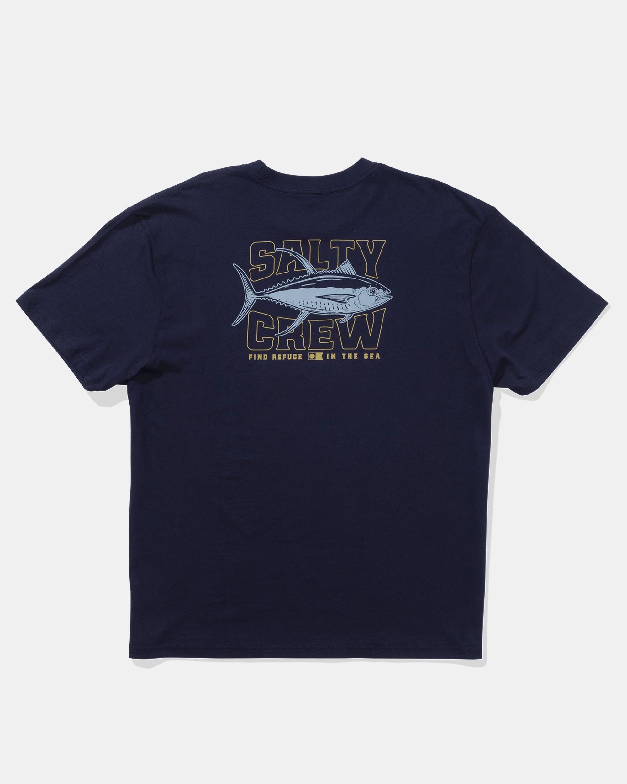 Big Game Classic Ss Tee - Blue Fin Comfortable Fit Wear Sporty Top