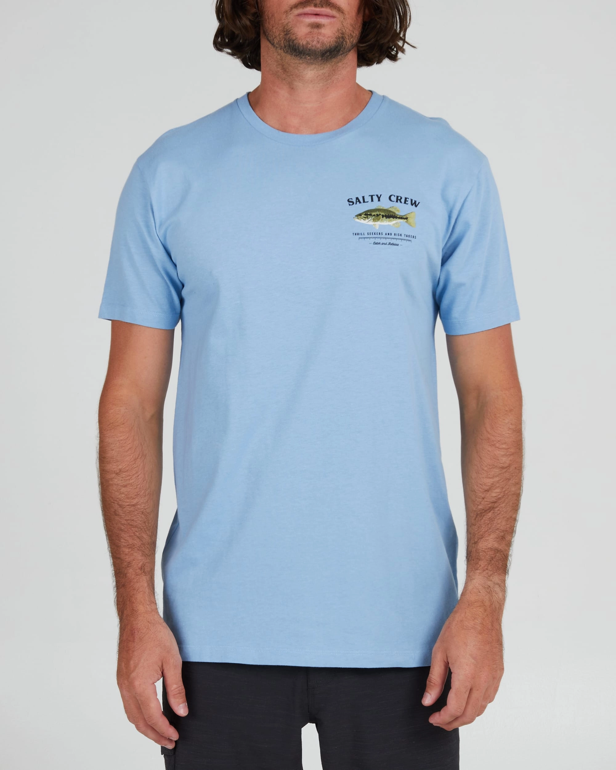 Seasonal top Casual Flex Wear Bigmouth Premium S/S Tee - Marine Blue