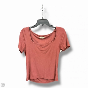 MoistureWicking Technology Top Short Sleeve By Madewell In Brown, Size: M