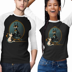 Black Cat Black Bat Tagless Comfort Bold Statement