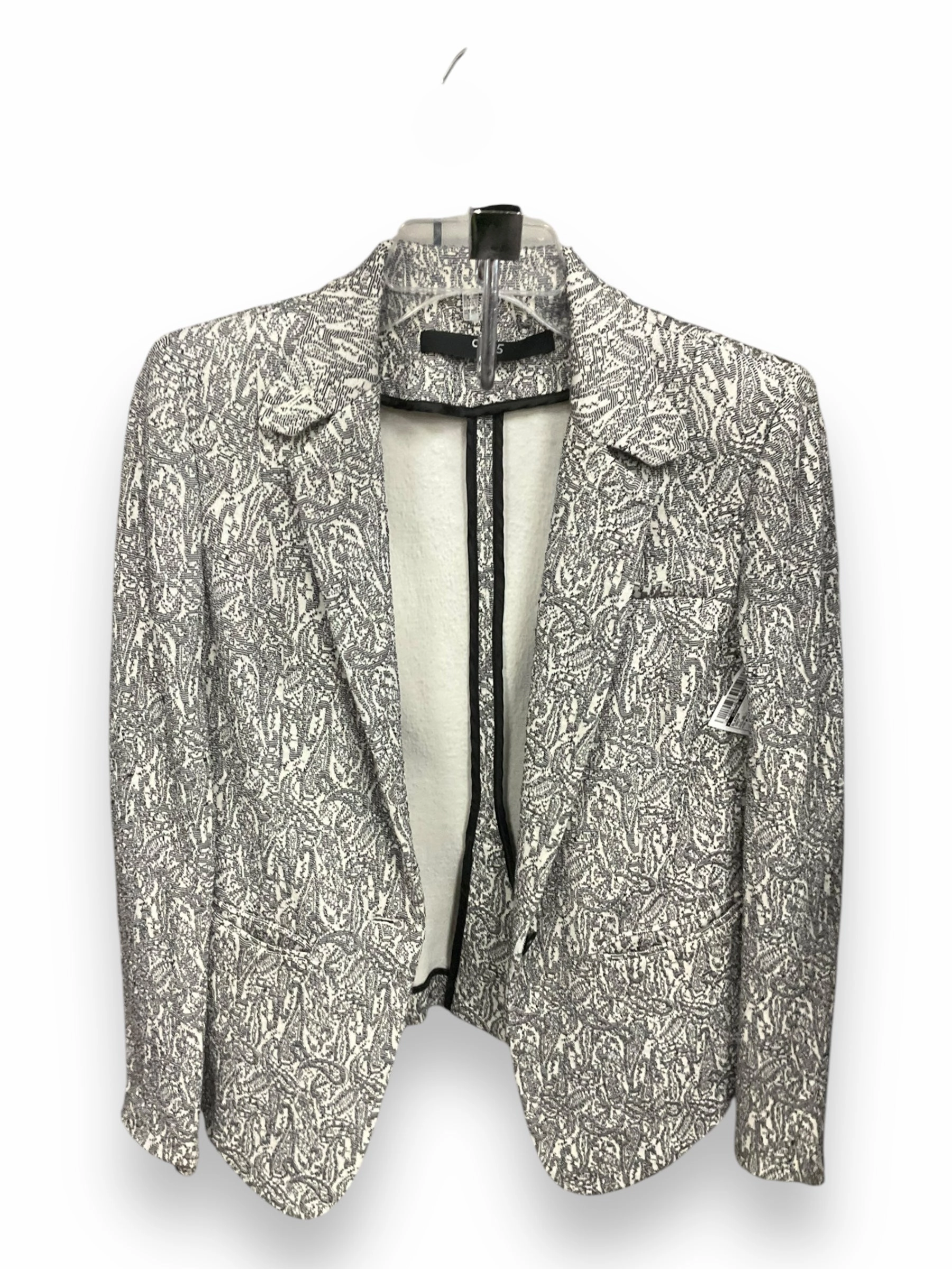 Balance Core Blazer By Clothes Mentor In Grey, Size: M