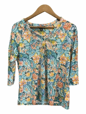 Blouse 3/4 Sleeve By Erika And Co  Size: M Friend Vibe