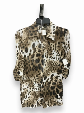 Blouse 3/4 Sleeve By Tommy Bahama In Animal Print, Size: S QuickDryMaterial City Casual
