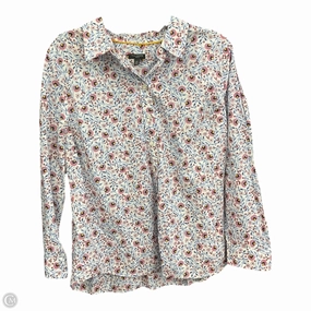 Everyday Fashion Athletic Hoodie Blouse Long Sleeve By Talbots In Floral Print, Size: Xlp