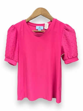 Relax Vibe Lightweight Composite Blouse Short Sleeve By Cece  Size: Xs