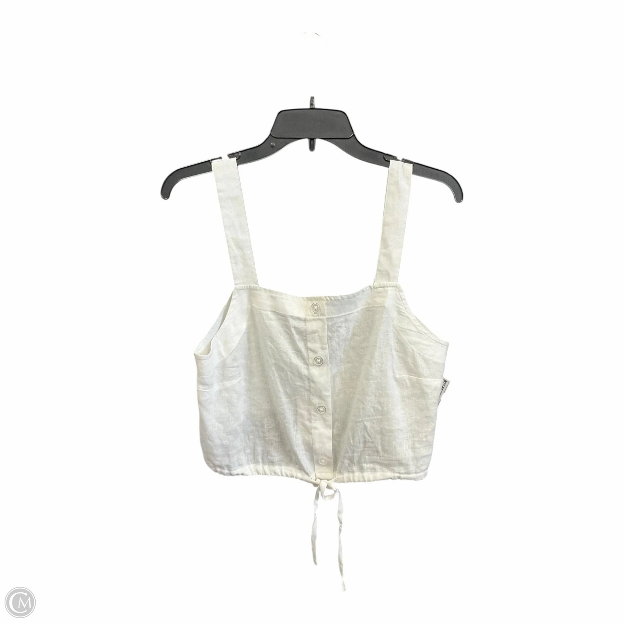 ShrinkResistant Blouse Sleeveless By A New Day In White, Size: M