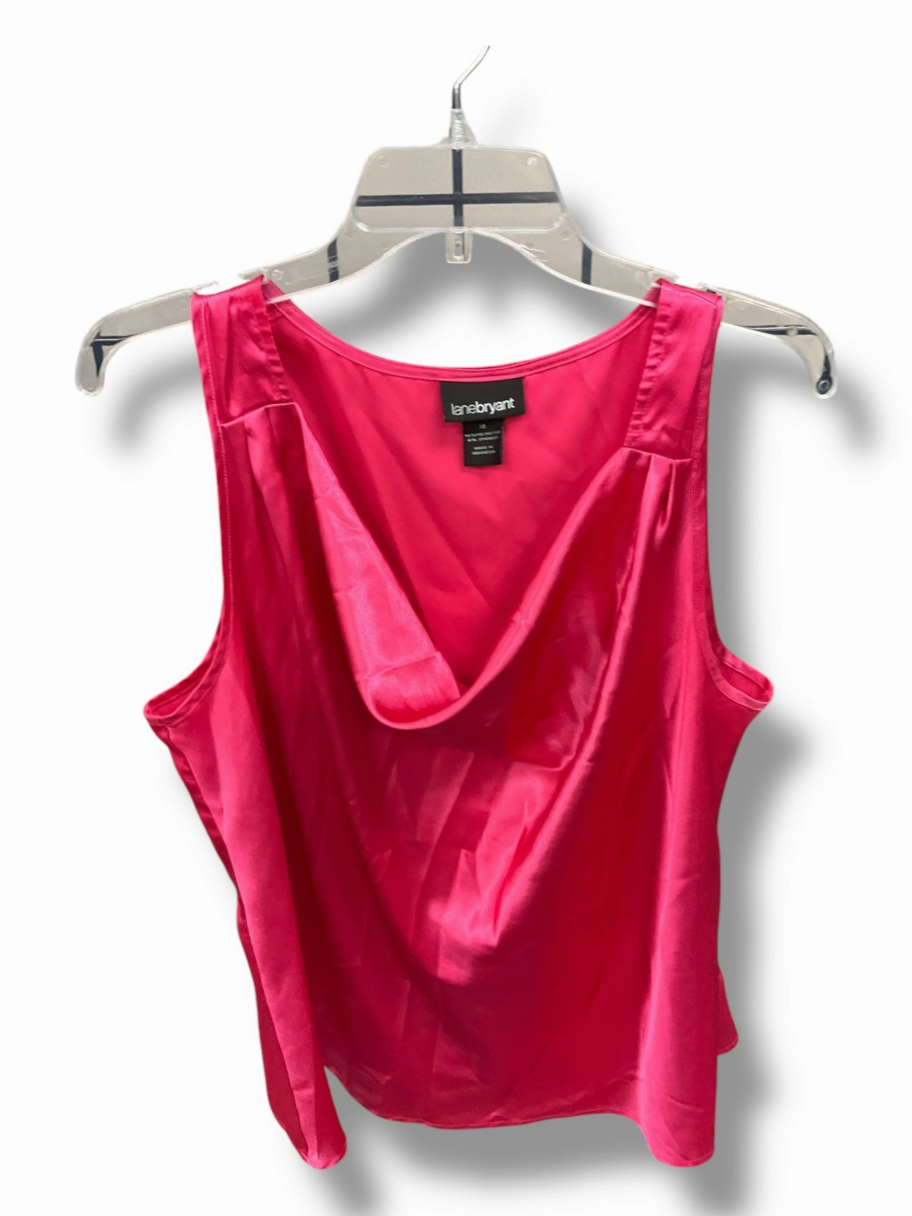 Blouse Sleeveless By Lane Bryant In Pink, Size: 2x Casual Skirt