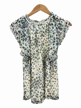 Recycled Polyester Smart Look Blouse Sleeveless By Loft  Size: M