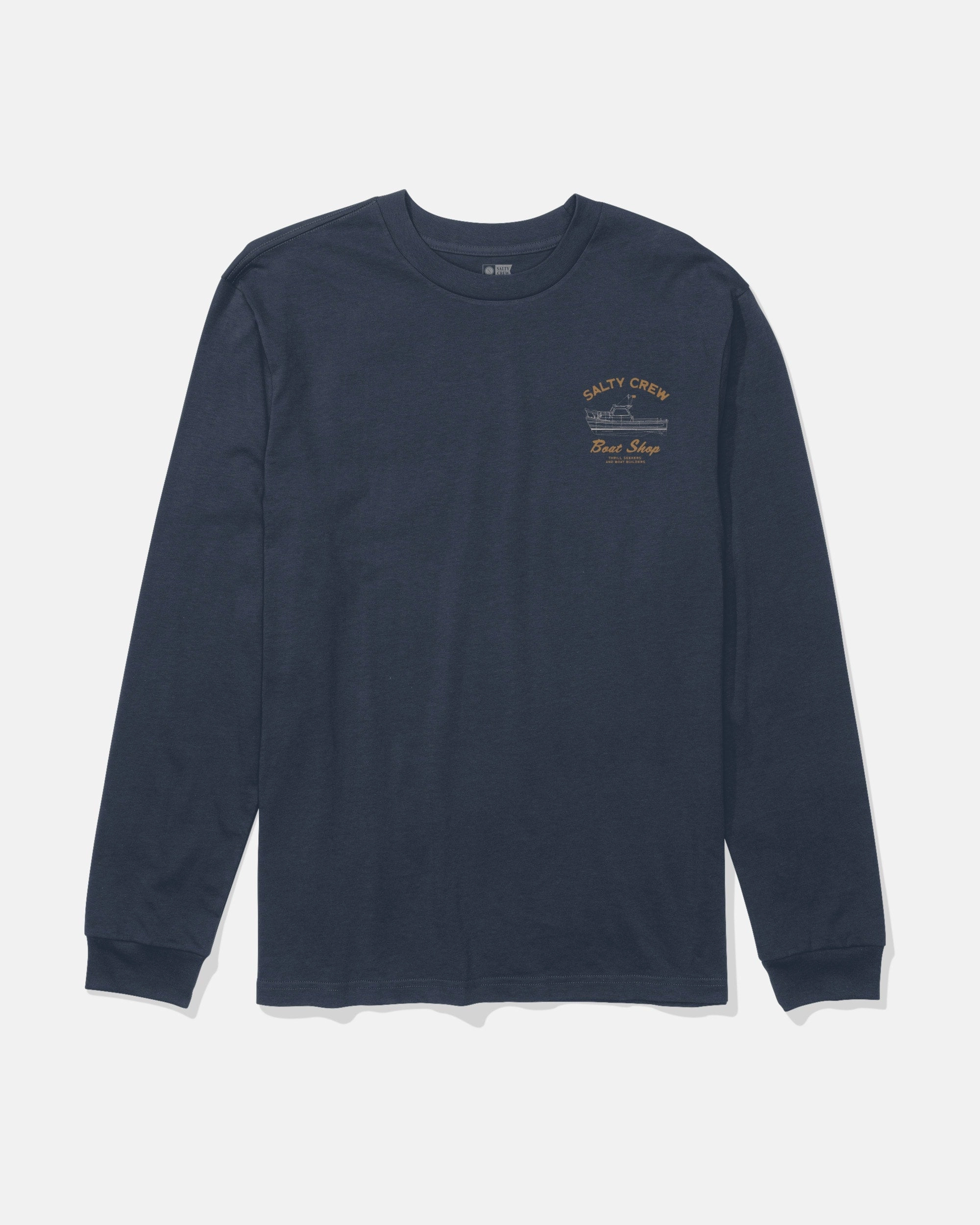 Cozy Design Fit Cozy Comfort Look Boat Shop Ls Tee - Navy