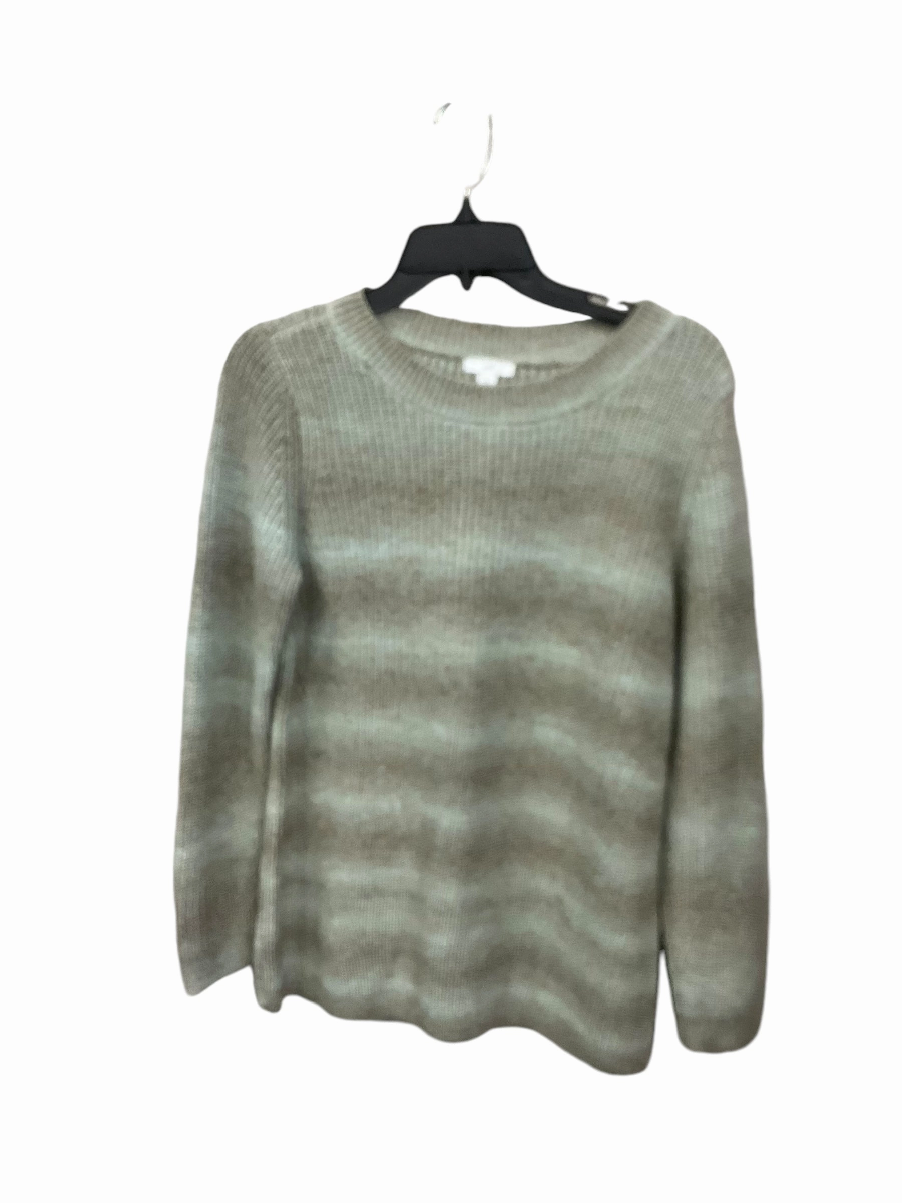 QuickDrying Fiber HighElasticity Fiber Sweater By J. Jill In Green & Tan, Size: S